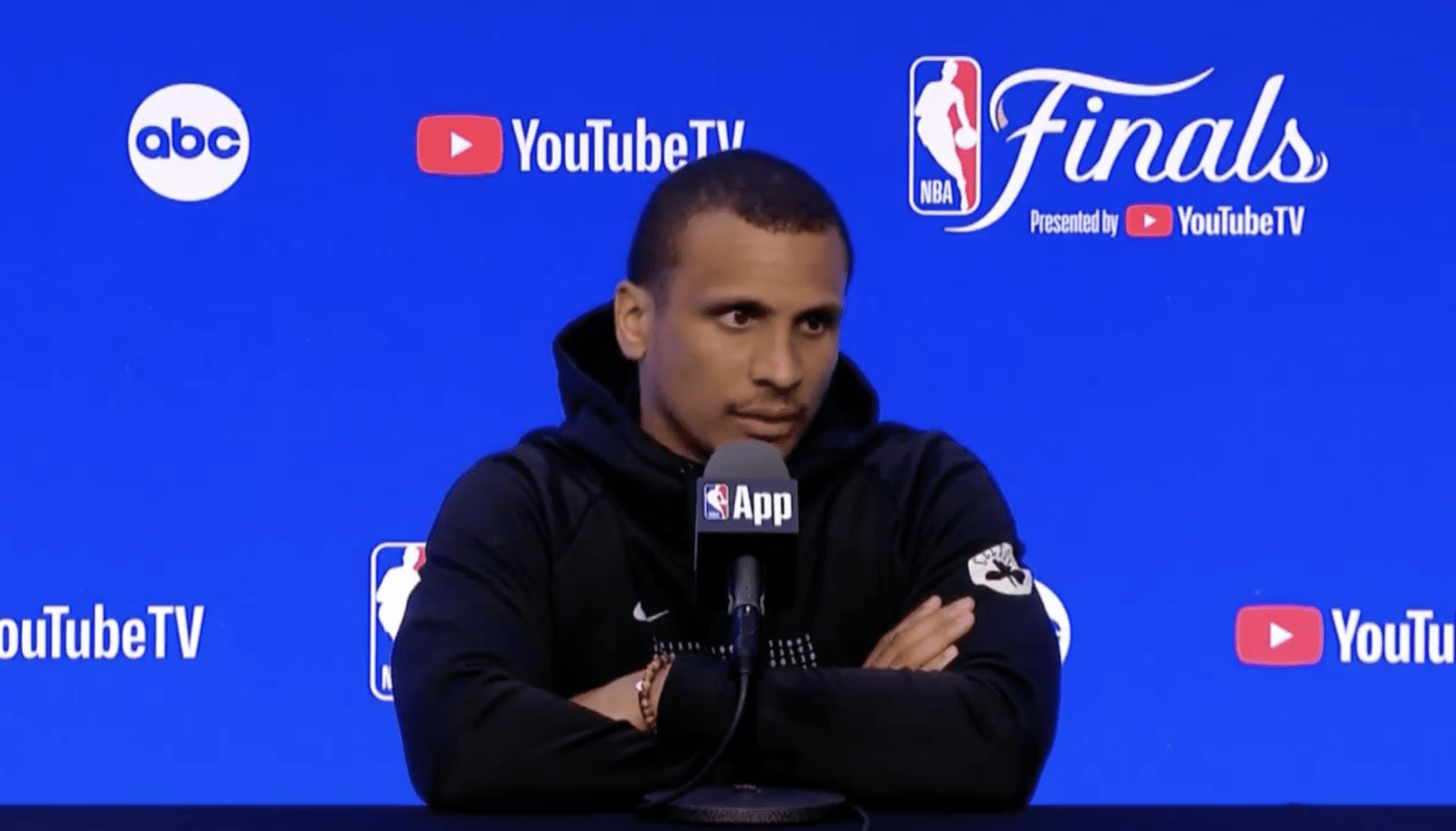 Joe Mazzulla at NBA Finals